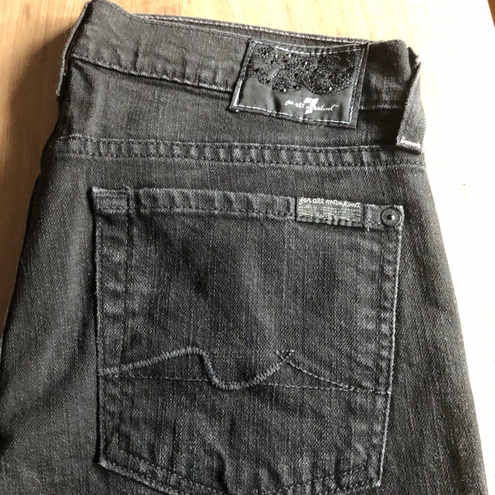 Seven For All Mankind black flare jeans